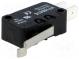 Microswitch SNAP ACTION  with lever with roller simulation
