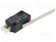 Microswitch SNAP ACTION  with lever  SPDT  0.1A/125VAC  ON-(ON)