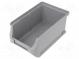 Container  cuvette  plastic  grey  102x160x75mm  ProfiPlus Box 2
