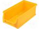 Container  cuvette  plastic  yellow  102x215x75mm