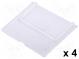 Divider  plastic  transparent  85x1x75mm  4pcs.
