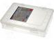 Container  single  polypropylene  white  180x149x40mm  EuroPlus C