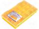 Container  collective  with partitions  polypropylene  yellow