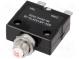 Circuit breaker  Urated  250VAC  50VDC  10A  SPST-NC  Poles  1