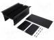 Heatsink  with case  black  aluminium  anodized  Y 80mm  X 143mm