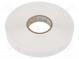 Label  15mm  50m  white  self-adhesive