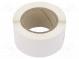 Label  6mm  15mm  white  self-adhesive  -40÷150°C