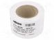 Label  10mm  25mm  white  leaded