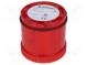 Signaller  lighting  LED  red  24VDC  24VAC  IP65  Ø70x65mm