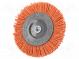 Wheel brush  75mm  Mounting  1/4