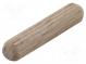 Assembly stud  wood (beech)  Ø  6mm  L  30mm  50pcs.