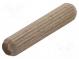 Assembly stud  wood (beech)  Ø  8mm  L  40mm  40pcs.