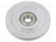Wheel  Ø  80mm  W  11mm  250kg  cast iron  Ømount.hole  15mm
