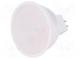 LED lamp  warm white  GU5,3  230VAC  217lm  3W  100°