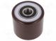 Pallet roller  Ø  80mm  W  70mm  500kg  polyurethane  -20÷80°C