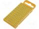 Markers for cables and wires  4.3÷5.3mm  polyamide  yellow