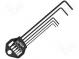 Set  keys  5pcs  hexagon keys  Features  manganese-phosphated.