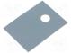 Thermally conductive pad  silicone  TO220  L 18mm  W 13mm