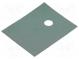 Thermally conductive pad  silicone  TO247  0.45K/W  L 21mm  6.5kV