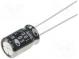 Capacitor  electrolytic  low ESR  THT  100uF  50VDC  Ø8x11.5mm