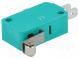 Microswitch SNAP ACTION  with lever (with roller)  SPDT  Pos  2