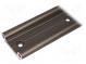 Double rail  aluminium  Ø  16mm  L  500mm  W  60mm  DryLin® W