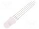 LED  5mm  tricolour  RGB  1.8÷2.2/2.8÷3.1/2.9÷3.2V  programmable