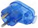 Connector  AC supply  male  plug  2P+PE  230VAC  16A  for cable