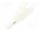 Crocodile clip  32A  1kVDC  white  Grip capac  max.30mm