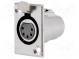 Socket  XLR  female  PIN  5  soldering  Case  XLR standard