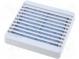 Guard  with filter  80x80mm  Mat  plastic  Mounting  screw