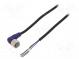 Connection lead  M12  PIN  4  angled  2m  plug  0.8A  -10÷65°C  PVC