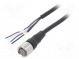 Connection lead  M12  PIN  4  straight  Len  5m  plug  4A  -10÷80°C