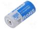Re-battery  Li-Ion  16340  3.6V  850mAh  Ø16.5x34mm  2.5A