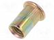 Rivet nuts  M8  steel  Ømount.hole  10.8mm  L  18mm  Head  flat