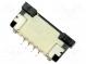 Connector  PIN  4  ZIF FFC  1mm  Type  top contacts