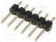 Pin header  pin strips  male  PIN  6  straight  2.54mm  THT  1x6