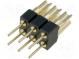 Adapter  pin strips  PIN  6  straight  2.54mm  soldering,THT  2x3