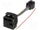 Connector  radio, ISO  Mercedes  PIN 16
