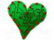 Circuit  flashing heart  9VDC  No.of diodes 10