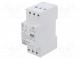 Transformer  mains  8VA  230VAC  12V  Leads  screw terminals  DIN