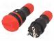 Connector  AC supply  male,female  socket,plug  2P+PE  250VAC  16A